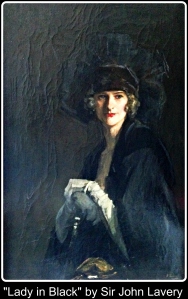 "Lady in Black" by Lavery
